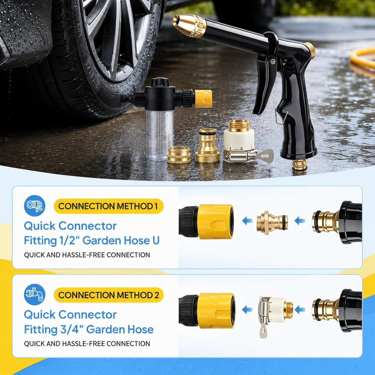 💦 LIMITED-TIME 57% OFF! ✨ High-Pressure Water Jet Gun – 2 Modes, Ergonomic, Leak-Proof 🧼
