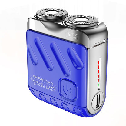 🔥Portable Rotary Dual Ring Electric Shaver🚀