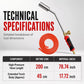 High-Power Gas Torch with Adjustable Flame