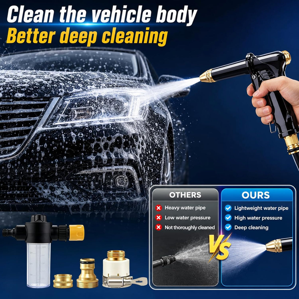 💦 LIMITED-TIME 57% OFF! ✨ High-Pressure Water Jet Gun – 2 Modes, Ergonomic, Leak-Proof 🧼