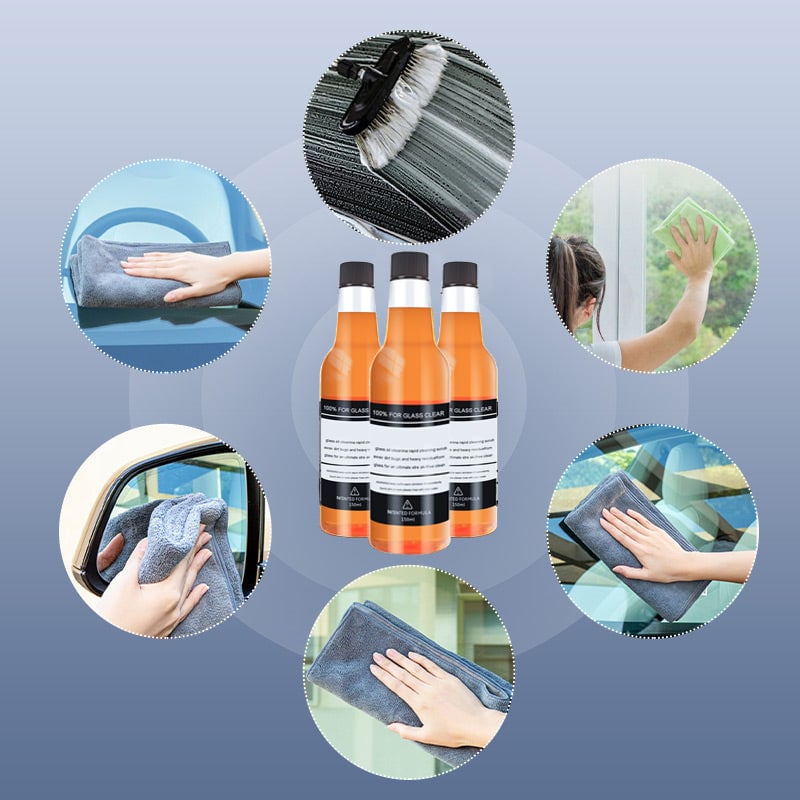 🔥HOT SALE🔥Car Glass Oil Film Stain Removal Cleaner