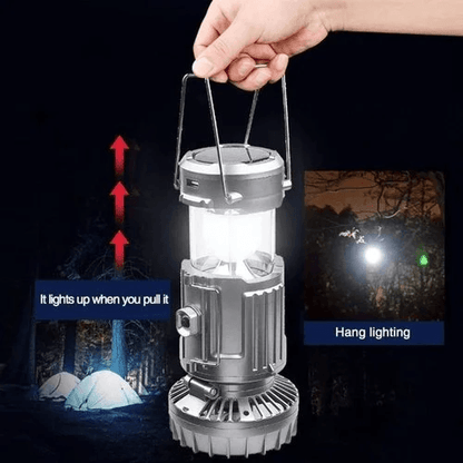 🔥2025 Hot sale🔥🌿Portable LED camping lantern with fan