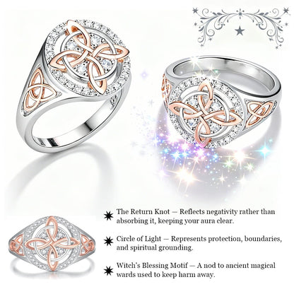 💍Handmade Witch's Return-Knot Protection Ring💞Protect Your Loved Ones