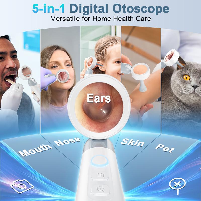 [FREE SHIPPING] Aspoven Digital Otoscope 2026 – LED, 1.4" IPS Screen, 1080P HD,12 Silicone Tips, USB-C Rechargeable