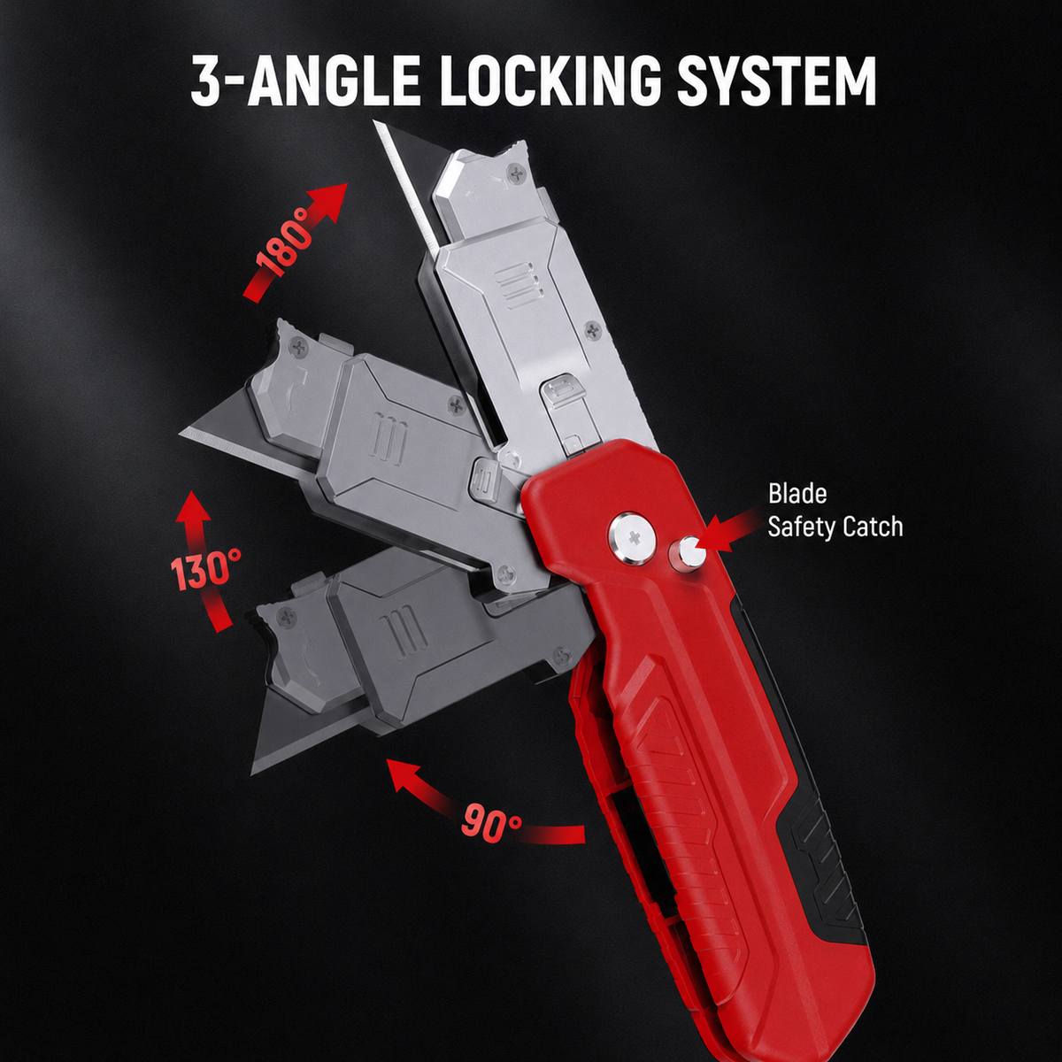 2-in-1 knife scraper, foldable knife scraper
