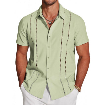 💐50% OFF ! Men's Button-Down Shirt – Breathable & Quick-Dry 🏃💨