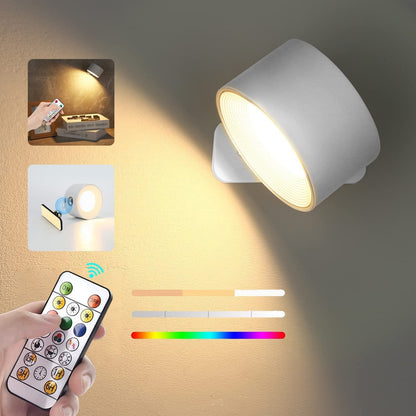 🔥Hot Sale 50% Off💡360° Wall Light - Wireless Charging Wall Light