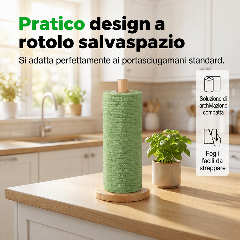 🧽💚 Tear, Wipe & Done – Disposable, odor-free & hygienic – No more smelly sponges – quick & clean ✨