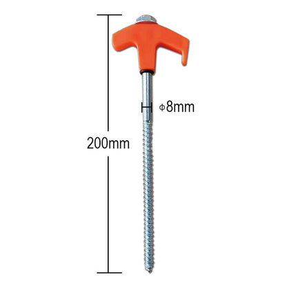 ✈️8" Screw-in Tent Stakes Ground Anchors