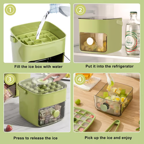 Ice Cube Maker with Storage