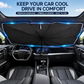 🔥Upgraded Car Windshield Sun Shade Umbrella