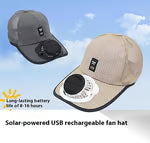 🔥 Hot sale 🔥Breathable Baseball Cap with Solar Fan