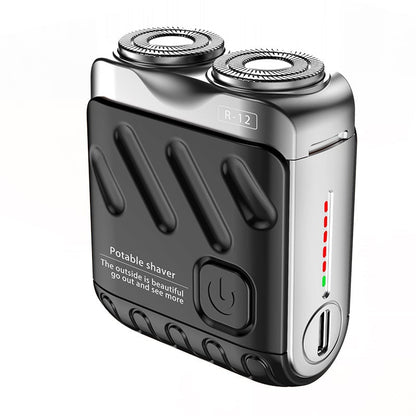 🔥Portable Rotary Dual Ring Electric Shaver🚀