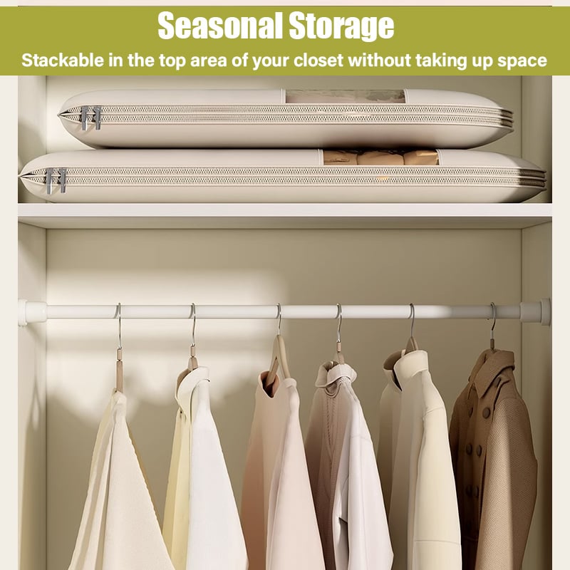 ❤️‍🔥Space Saving Hanging Garment Bag with Self Compression Zipper