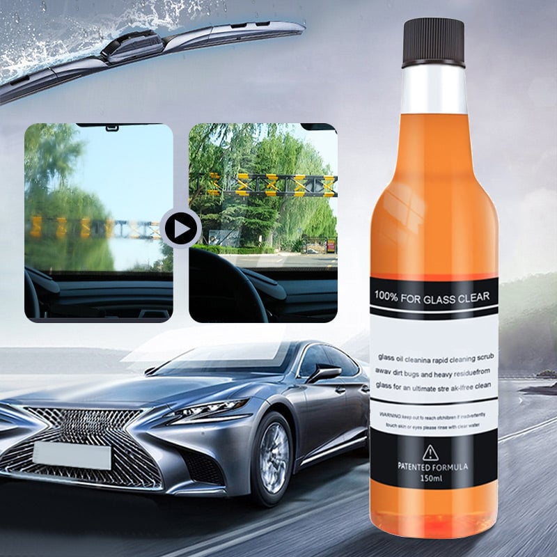 🔥HOT SALE🔥Car Glass Oil Film Stain Removal Cleaner
