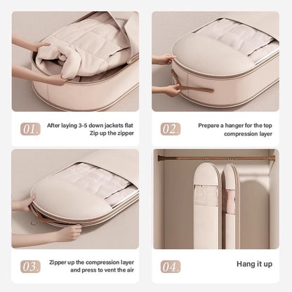 ❤️‍🔥Space Saving Hanging Garment Bag with Self Compression Zipper