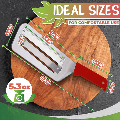 ⚡2025 Hot Sale 50% OFF 🔥🏆Stainless Steel Shredder Knife - Save your cooking time and energy⏳🍳
