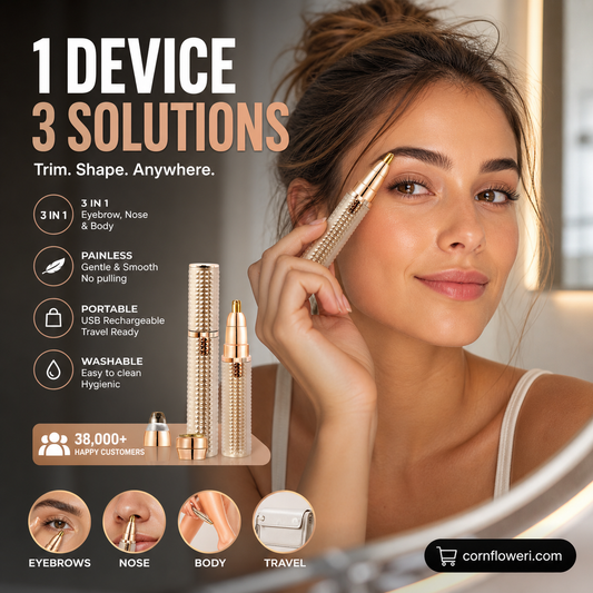 ✂️ 2026 Sale — Over 38,000 Sold!🔥 Portable Electric Eyebrow Trimmer – Grooming Device 🪒