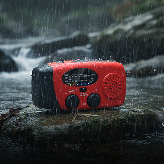 📻Multifunctional Portable Solar Emergency Radio – Power Bank, Hand Crank & Weather Alert for Outdoor & Crisis Preparedness