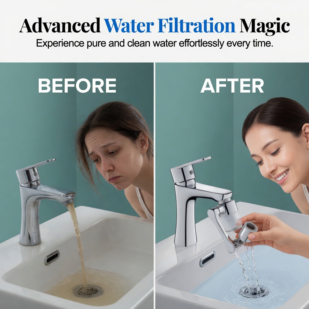 1080° Rotating Faucet Extender Aerator