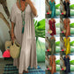 👗 50% OFF NOW! 🌺 Women's Casual Long Dress with Short Sleeves – Soft & breathable – Perfect for summer, beach or everyday elegance – lightweight and comfy ✨🌸