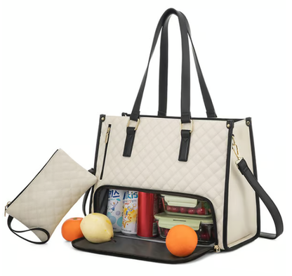 ⏳Time-Limited Special⏰3 in 1 Lunch Tote Bag for Women🎁Free Matching Wallet⏰