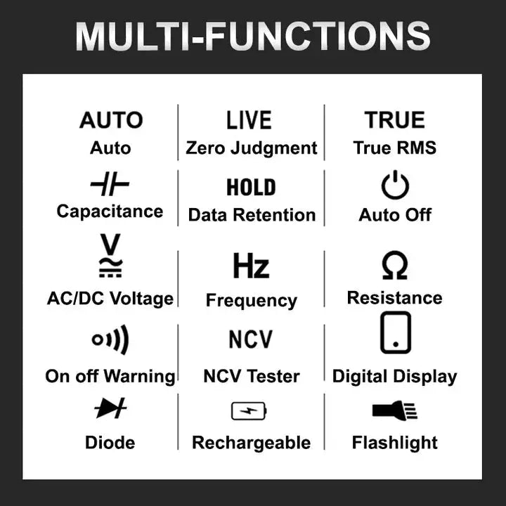 🔥Hot Sale 50% 0FF🔥 Smart Digital Multimeter 💯