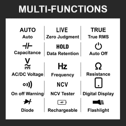 🔥Hot Sale 50% 0FF🔥 Smart Digital Multimeter 💯