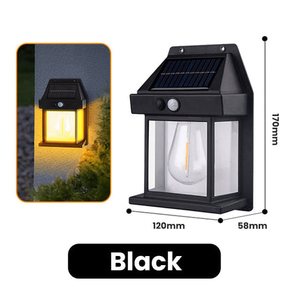 💡Motion Sensor Solar Tungsten Wall Light