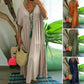 👗 50% OFF NOW! 🌺 Women's Casual Long Dress with Short Sleeves – Soft & breathable – Perfect for summer, beach or everyday elegance – lightweight and comfy ✨🌸