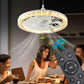 💥2026 HOT SALE 50% OFF💥  2-in-1 Mute Adjustable Fan Light with Remote Control