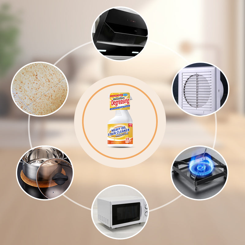 📢Big Sale⏰Powerful Kitchen Degreaser Spray – No Scrub, No Stress! ✨
