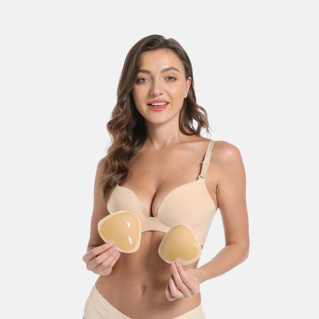 🔥50% OFF NOW🤍Self‑Adhesive Bra Pads‑Reusable Invisible Sticky Breast Pads for Daily & Dress Wear