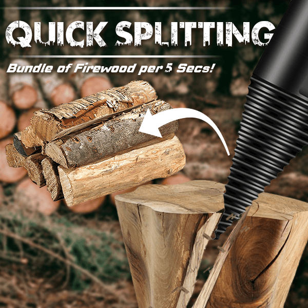 🪓 LIMITED-TIME SPECIAL! ⚡ Firewood Auger Drill Bit – Labor-saving, Efficient, Heavy-duty ✨