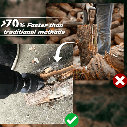 🪓 LIMITED-TIME SPECIAL! ⚡ Firewood Auger Drill Bit – Labor-saving, Efficient, Heavy-duty ✨