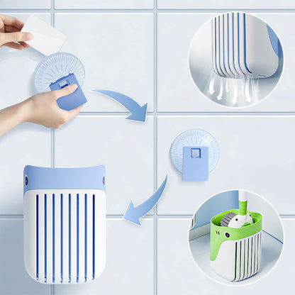 🍃Wall-Mounted Suction Cup Toilet Cleaning Brush Set