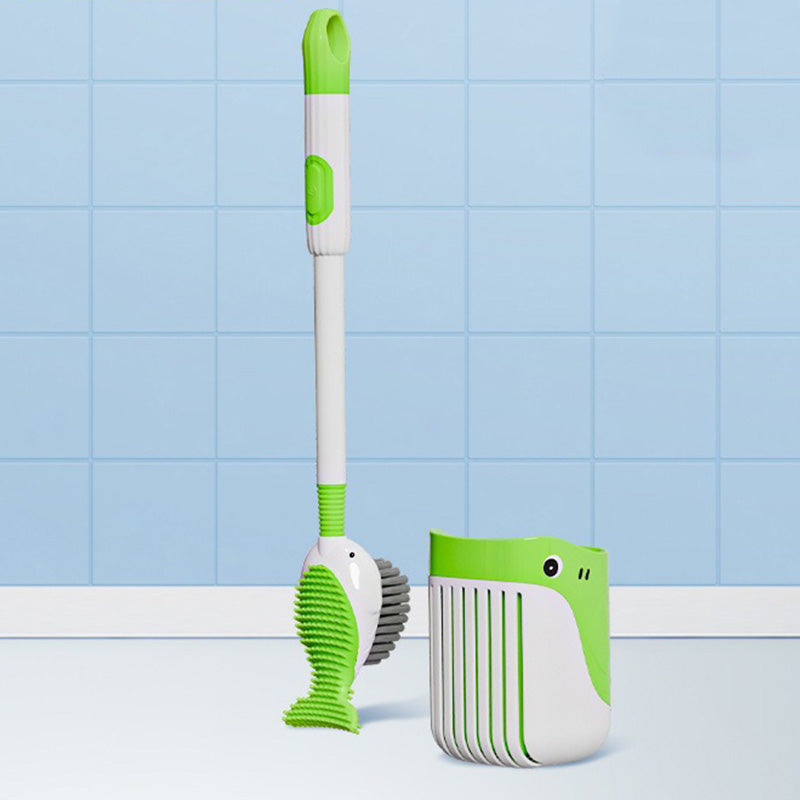 🍃Wall-Mounted Suction Cup Toilet Cleaning Brush Set
