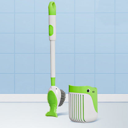 🍃Wall-Mounted Suction Cup Toilet Cleaning Brush Set