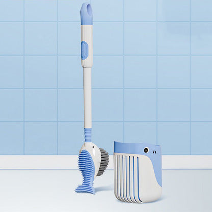 🍃Wall-Mounted Suction Cup Toilet Cleaning Brush Set