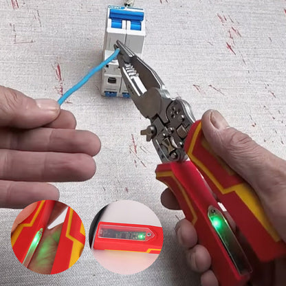 ✅🧰8-in-1 Multifunctional Wire Stripper with Electricity Measurement