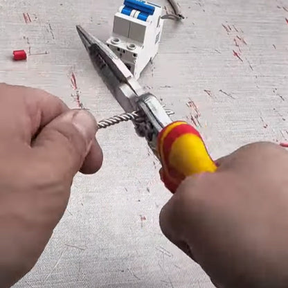✅🧰8-in-1 Multifunctional Wire Stripper with Electricity Measurement
