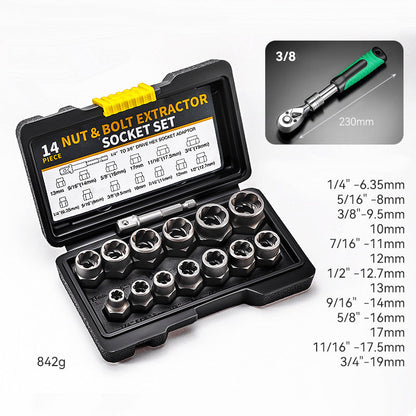 🔥Hot Sale 50% OFF🔥Damaged Screw and Bolt Extractor Set