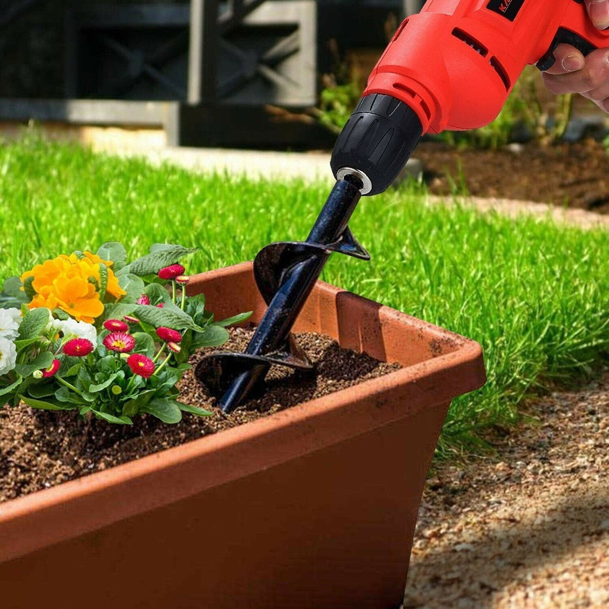 🎁Hot Sale 50% OFF⏳Easy Gardening Auger Spiral Drill Bit🌱