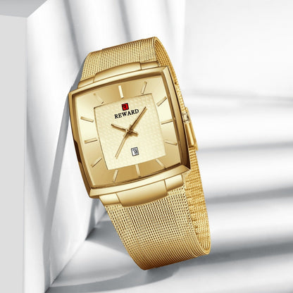 ⏳Time-limited Special⌛Men’s Ultra-thin Square Mesh Belt Quartz Watch