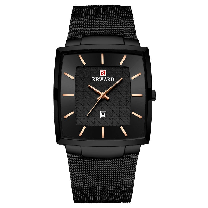 ⏳Time-limited Special⌛Men’s Ultra-thin Square Mesh Belt Quartz Watch