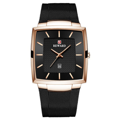 ⏳Time-limited Special⌛Men’s Ultra-thin Square Mesh Belt Quartz Watch