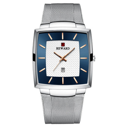 ⏳Time-limited Special⌛Men’s Ultra-thin Square Mesh Belt Quartz Watch