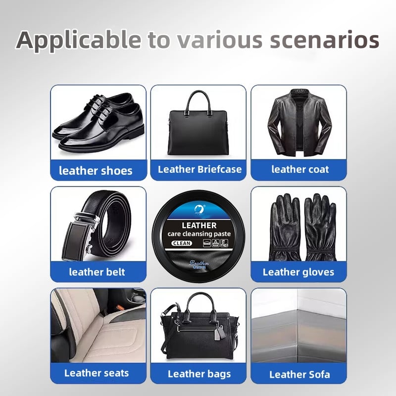 Buy 2 get 5 % off!🔥 Leader cleaning and care cream &Cleaning paste for leather care