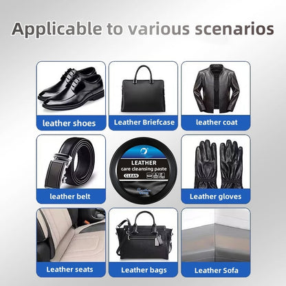 Buy 2 get 5 % off!🔥 Leader cleaning and care cream &Cleaning paste for leather care