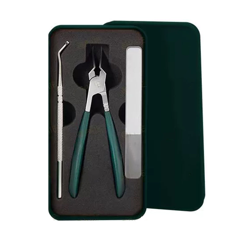 Anti-Splash Slant Edge Nail Clipper 3-Piece Set（🔥50% Off  & ✈️Free Shipping✈️）